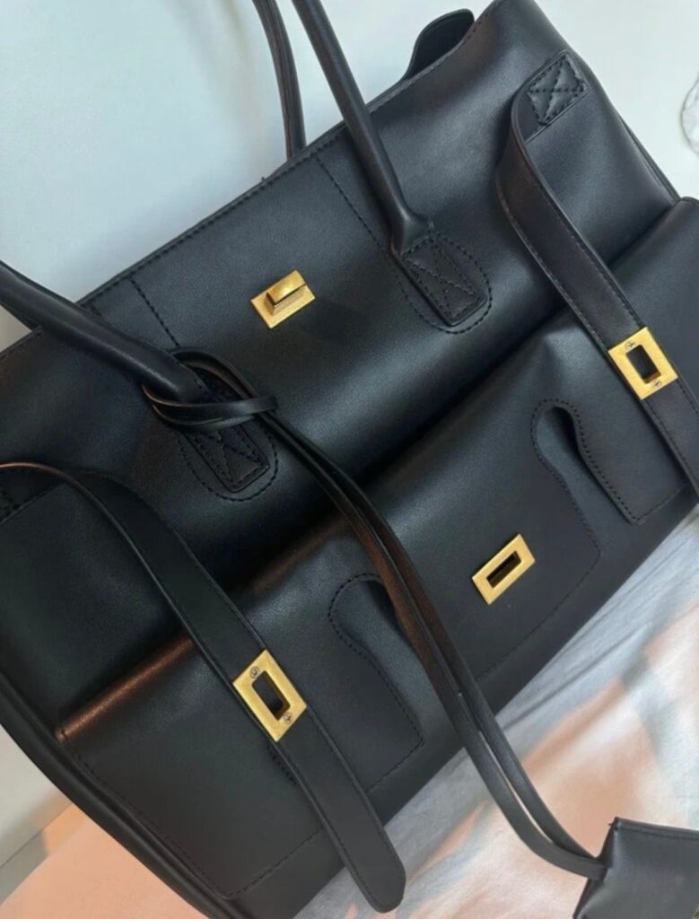 luxury balenciaga black bag