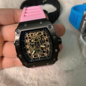 richard millie wristwatch black and white